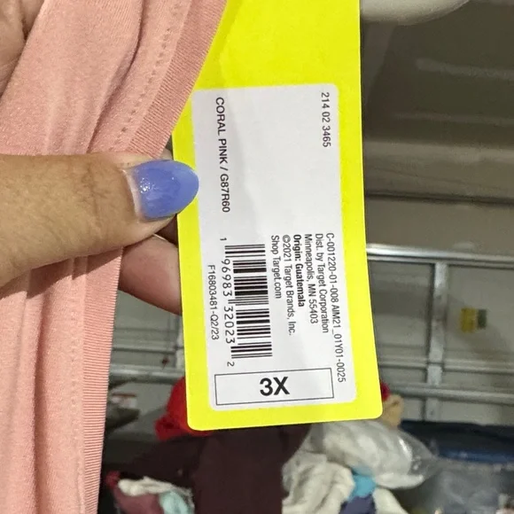 Size 3X All in Motion Pink Tank Top - Picture 2 of 5